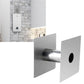 2.36'' Stainless Steel Vent Wall Thimble for Indoor Gas Water Heater Thickening Stainless Steel Vent Wall Thimble,for Indoor Gas Tankless Water Heater,Ideal for Home Heating and Bathroom Setups