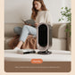 Desktop Vertical Space Heater with Remote Control, Fast Heating PTC Electric Fan Heater, Portable Mini Winter Electric Space Heater for Bedroom Office Home Indoor Heating（White）
