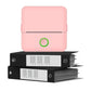 Thermal Mini Printer Mini Pocket Wireless Thermal Printer Bluetooth Photo Inkless Sticker Printer Compatible with iOS&Android - Pink
