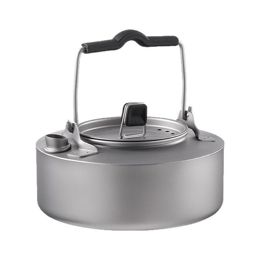 Pure titanium kettle, outdoor teapot, cookware, camping equipment, outdoor camping tableware, portable cookware set, titanium kettle