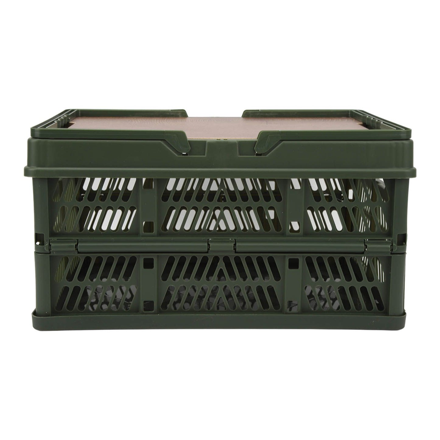 Camping Picnic Basket Foldable Large Capacity Multifunction Handheld Camping Storage Basket Camping Storage Box Green S