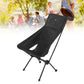 Camping Backpacking Chair Multipurpose Portable Folding Camping Chairs for Hiking Travel Beach Picnic Black