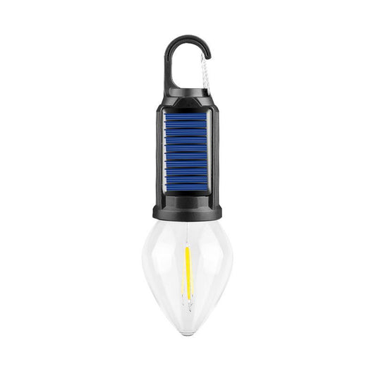 Hanging Light Usb Rechargeable Led Camping Lantern Outdoor Tent Lights for Camping Bulbs With Clip Hook Camping Flash Black-A