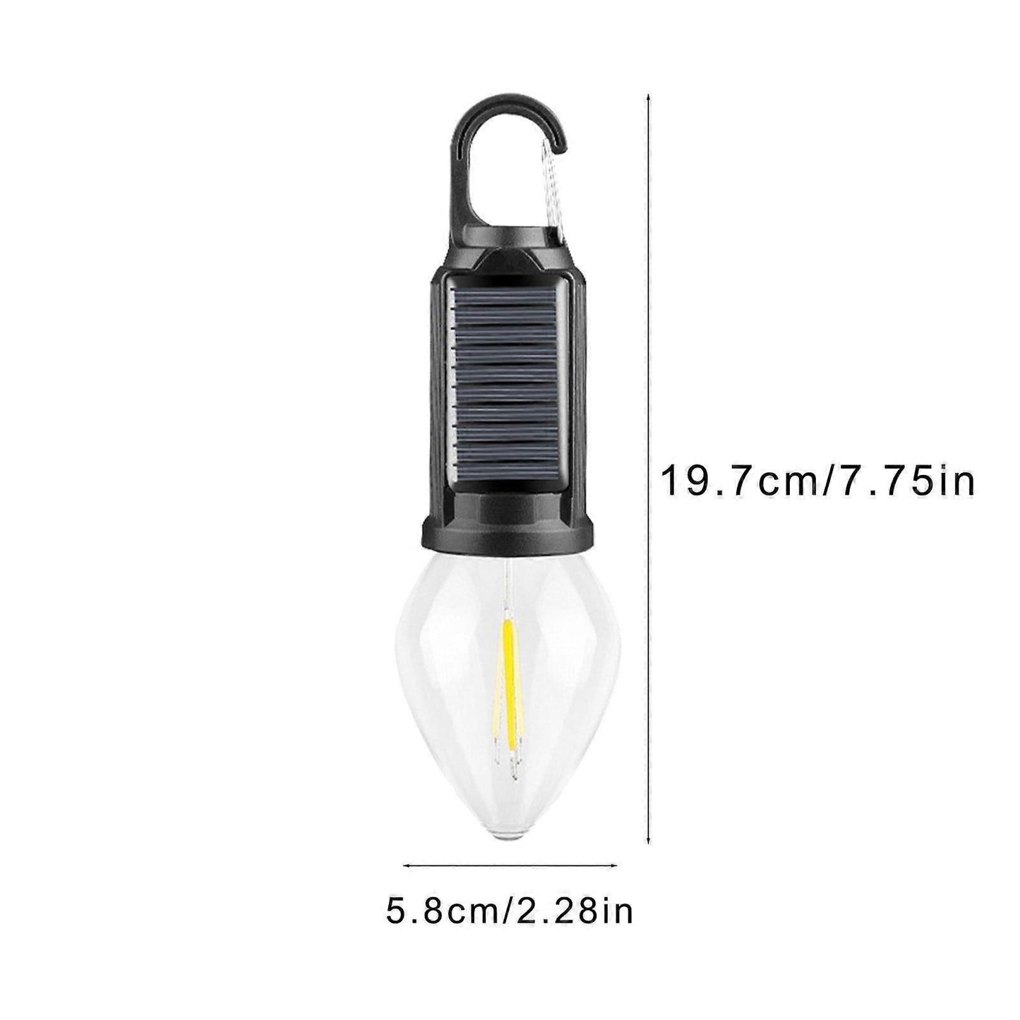 Hanging Light Usb Rechargeable Led Camping Lantern Outdoor Tent Lights for Camping Bulbs With Clip Hook Camping Flash Black-A