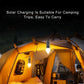 Hanging Light Usb Rechargeable Led Camping Lantern Outdoor Tent Lights for Camping Bulbs With Clip Hook Camping Flash Black-A