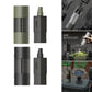 Multifunction Camping Spices Container Seasoning Bottle Spices Jar for Outdoor Camping BBQ with Leakproof Sealing Caps Army Green