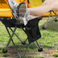 Portable Folding Camping Stool for Fishing Hiking Camping Seat with Carry Bag -Black / L