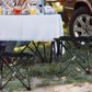 Portable Folding Camping Stool for Fishing Hiking Camping Seat with Carry Bag -Black / L