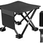 Portable Folding Camping Stool for Fishing Hiking Camping Seat with Carry Bag -Black / L