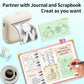 Mini Bluetooth Thermal Printer for Study, Journaling, and Labeling – Inkless Wireless Printing with App Control, Perfect for Students, DIY Lovers, and Home Organization Gifts (Green)