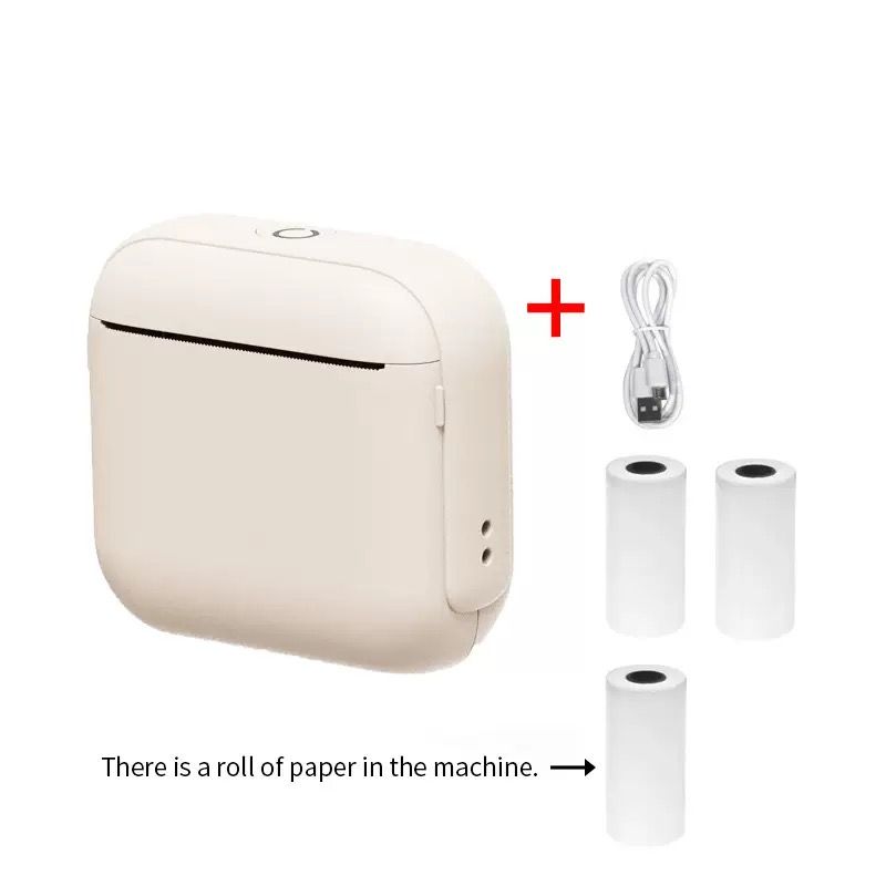 Mini Bluetooth Thermal Printer for Study, Journaling, and Labeling – Inkless Wireless Printing with App Control, Perfect for Students, DIY Lovers, and Home Organization Gifts (Purple)