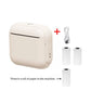 Mini Bluetooth Thermal Printer for Study, Journaling, and Labeling – Inkless Wireless Printing with App Control, Perfect for Students, DIY Lovers, and Home Organization Gifts (White)