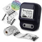 Portable Inkless Thermal Label Printer with Bluetooth Connectivity, Compatible with 12-58mm Paper Widths for Home Organization, Office Filing, Retail Pricing, and Creative Labeling Projects (Green)