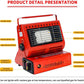 Portable Butane Gas Heater Cooker Camping Tent Outdoor Hiking Camper Survival AU