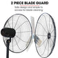 BAUMR-AG 30" 762mm 300W Industrial Pedestal Fan, Large, Commercial, Heavy-duty, 3 Speed, EESS Certified
