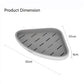 Ecoco Bathroom Corner Shower Shelf Corner Shower Caddy Shower Storage Organizer Wall Mounted for Bathroom, Kitchen, Toilet Black
