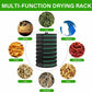 8-Layer 162cm Foldable Herb Vegetable Fruit Drying Dehydrating Rack Mesh Hanging Dryer