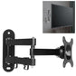 Universal Rotatable Retractable Monitor Wall Mount - 14-27 Inch