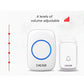 Wireless Waterproof Music Doorbell - 1 To 1 Battery Type - Black