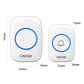 Wireless Waterproof Smart Doorbell - 2 Battery Options - White