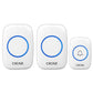 Wireless Waterproof Smart Doorbell - 2 Battery Options - White
