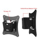 Universal Tv Monitor Stand - 5 Pcs Vertical Display Hanger - Simple & Compact - Black