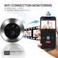 1080P Wifi Smart Cat Eye Video Doorbell With 4.3 Colour Screen And Hidden Graffiti Design - Black
