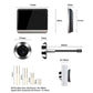 1080P Wifi Smart Cat Eye Video Doorbell With 4.3 Colour Screen And Hidden Graffiti Design - White