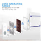 Wireless Waterproof Doorbell Receiver - 110Db Low Power 300M Range 53 Music Options Night Light - Black