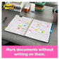 Post-it Flags Value Pack 50/Dispenser 4 Dispensers/Pack 1 in Wide Highlighter