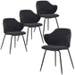Set of 2 Dining Chairs in Graphite
