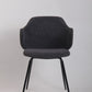 Set of 2 Dining Chairs in Graphite