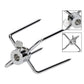 2pcs Rotisserie Spit Forks Roast Chicken Fork Kabob Skewer BBQ Spit Forks Gyro