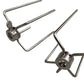 2pcs Rotisserie Spit Forks Roast Chicken Fork Kabob Skewer BBQ Spit Forks Gyro