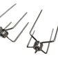 2pcs Rotisserie Spit Forks Roast Chicken Fork Kabob Skewer BBQ Spit Forks Gyro