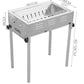 Stainless Steel Portable Outdoor BBQ Barbecue Grill Set Charcoal Kebab Picnic Camping Sets Medium