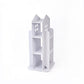Rotating Bookcase Bookshelf Kid's Book Organiser Rack Wooden Castle Display Shelf