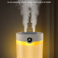 2000ML Large Capacity Humidifier with LED Display - Silent Cool Mist Air Humidifier for Home and Office