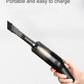 White Wireless Portable Vacuum Cleaner - Handheld Mini Car Vacuum for Wet & Dry Use, Pet Hair Remover, Lightweight Home Cleaner