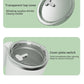 White Portable Automatic Mixing Coffee Cup - Stainless Steel Magnetic Stirrer(handle stlye)
