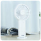 2 PCS White Cute USB Rechargeable Handheld Fan - Phone Stand - Great for Summer