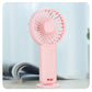 2 PCS Pink Cute USB Rechargeable Handheld Fan - Phone Stand - Great for Summer