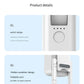 Dual-Blade Portable Neck Fan - Rechargeable USB Fan with Carabiner