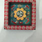 2-PCS 3D Wooden Fridge Magnet - Dunhuang Art Style, Creative Gift (Style 6)