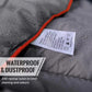 200x140cm Black Large Outdoor Camping Down Cotton Wearable Warmth Blanket, Quilted Poncho Shawl Throw with Storage Bag, Lightweight Warm Camping Quilt for Camping Travel Home Use