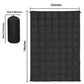200x140cm Black Large Outdoor Camping Down Cotton Wearable Warmth Blanket, Quilted Poncho Shawl Throw with Storage Bag, Lightweight Warm Camping Quilt for Camping Travel Home Use