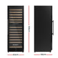 Devanti Wine Fridge Cooler Dual Zone 128 Bottles