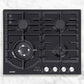 Comfee 60cm Gas Cooktop 4 Burners Kitchen Gas Hob Trivets Stove Cook Top Black