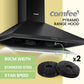 Comfee Rangehood 900mm Home Kitchen Wall Mount Canopy With 2 PCS Filter Replacement