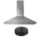 Comfee Rangehood 900mm Stainless Steel Canopy With 2 PCS Filter Replacement Combo